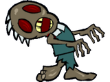 A standard zombie in Resident Pico.