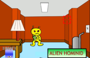 Alien Hominid's boss battle in Pico's Cousin 2.