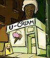 The U-Cream store in all its glory.