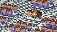 A lunchroom depicted in Pico's Hysterical Videos.