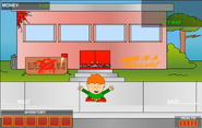 The exterior of the school in the April Fools' version of Pico's School 2.