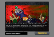Buttchamber's ending in Newgrounds Rumble.