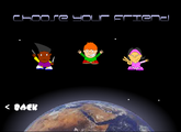 The main menu in the 1999 version.